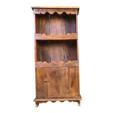 Rustic folk art 'travail populaire' cabinet, France, 19th century