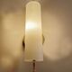 Vintage Glass Brass Wall Light