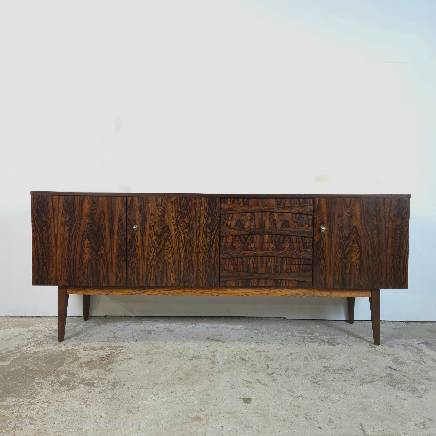 Vintage 60s - 70s rosewood sideboard TV cabinet