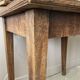 Vintage console side farm table
