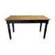 Bureau 2 tiroirs patiné