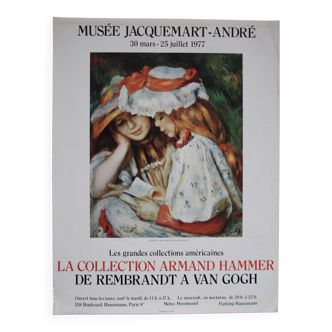 Affiche galerie d'art - Renoir - 1977