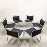 Vintage Italian Tulu dining chairs Kazuhide Takahama Simon Gavina