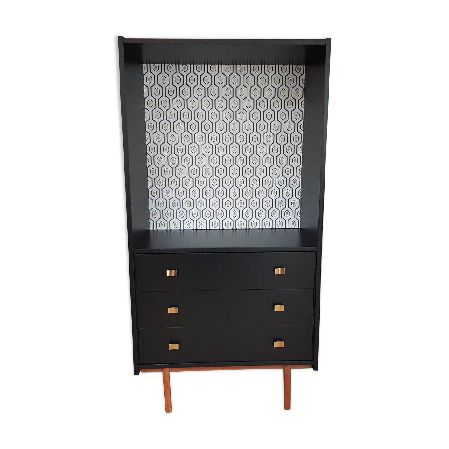 Vintage library dresser