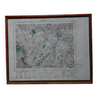 Carte géographique ancienne