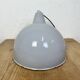 Industrial Grey Enamel Factory Pendant Lamp, 1960s