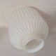 Vintage Mid-Century Pleated Milk Glass Lamp Shade