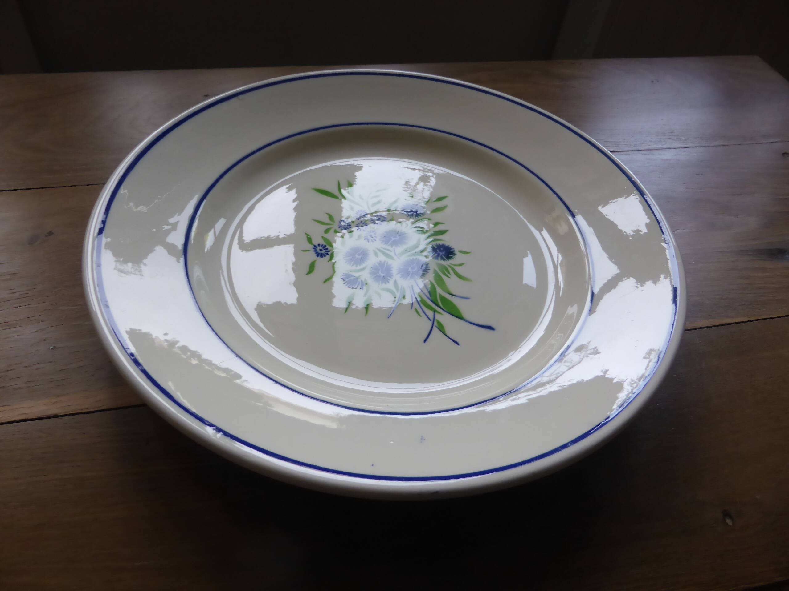 Badonviller round dish, Francine model 200863