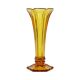 Small Luxval Vase Amber Américain 1935 VSL Art Deco