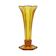 Small Luxval Vase Amber Américain 1935 VSL Art Deco