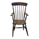 Fauteuil anglais en orme de la fin du XIXème
