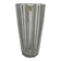 Vase avec 12 nervures verticales en verre dépoli, Verrerie de Fains, années 1950