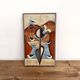 Decorative wall panel in glazed stoneware, 1970s