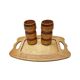 Vintage Cup Holders With Tray, 1970s