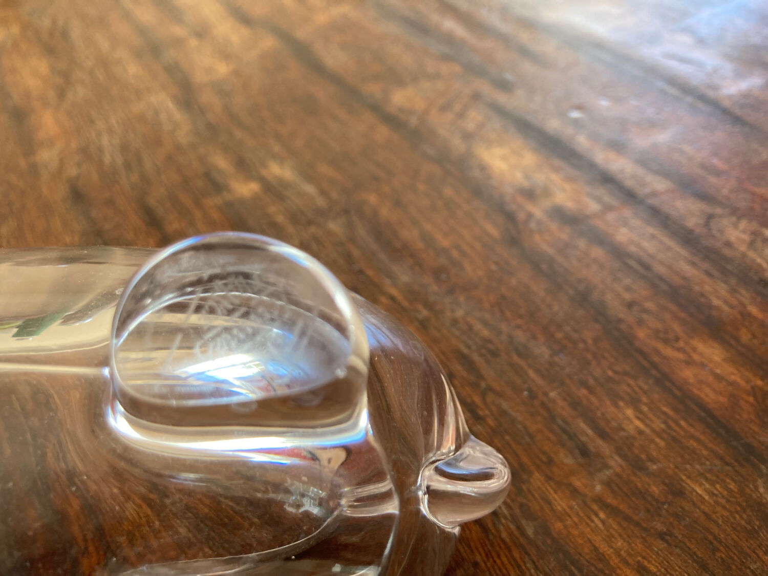 Empty pocket hippopotamus crystal art vannes france