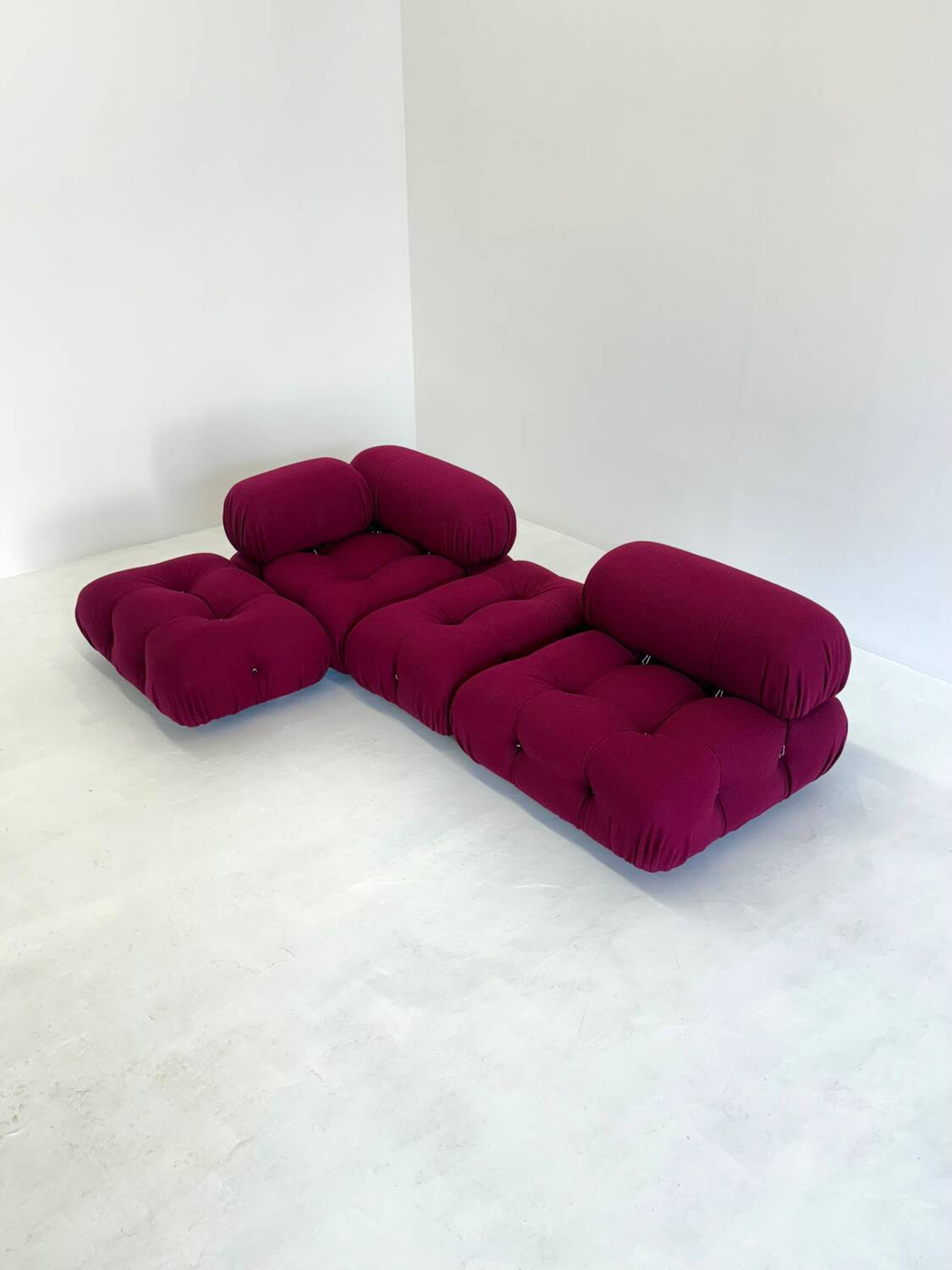 Canapé modulable Camaleonda Bordeaux par Mario Bellini pour B&B Italia