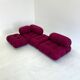 Canapé modulable Camaleonda Bordeaux par Mario Bellini pour B&B Italia