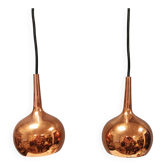 Paire de suspensions par Hans Agne Jakobsson, années 1970