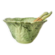 Large salad bowl in earthenware "Cabbage" 1970s - Vintage
