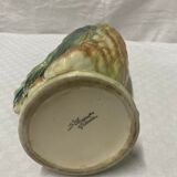 Pitcher model ceramic rooster St Clement small model polychrome slurry