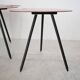 2 tables "Pic-Nic" par Lucien de Roeck pour Bois Manu
