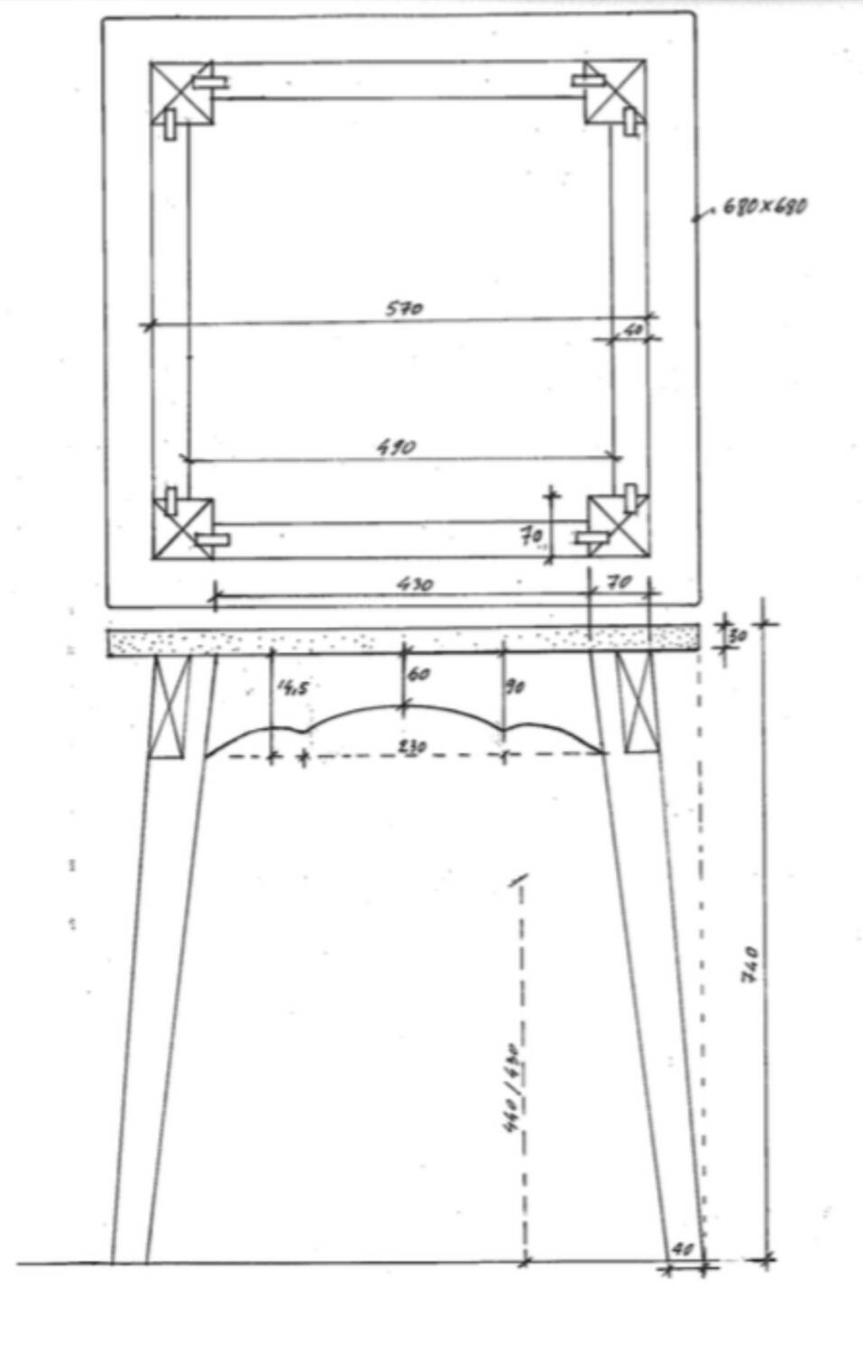 Black stained rosewood tables