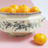 Large cut in the style of iron earth old earthenware (traces of time, see description)