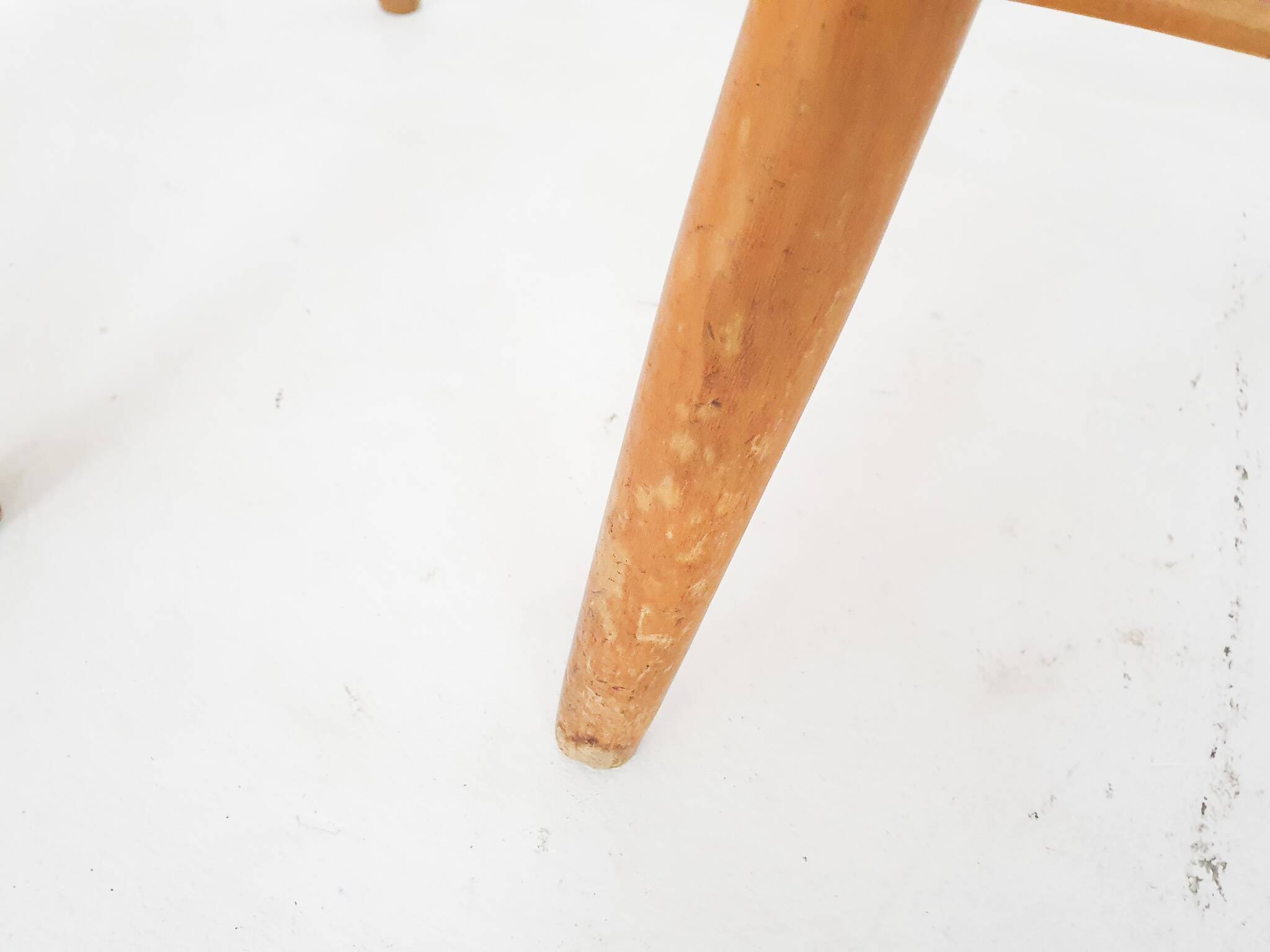 Pastoe style spindle back dining chairs,The Netherlands 1950's