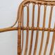 Vintage bamboo and rattan armchair, Florida style, Italy, 1970s.