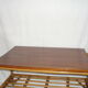 Table basse bambou rotin des années 50