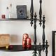 Wooden shelf, 4 shelves