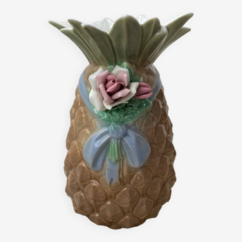 Vase ananas en porcelaine