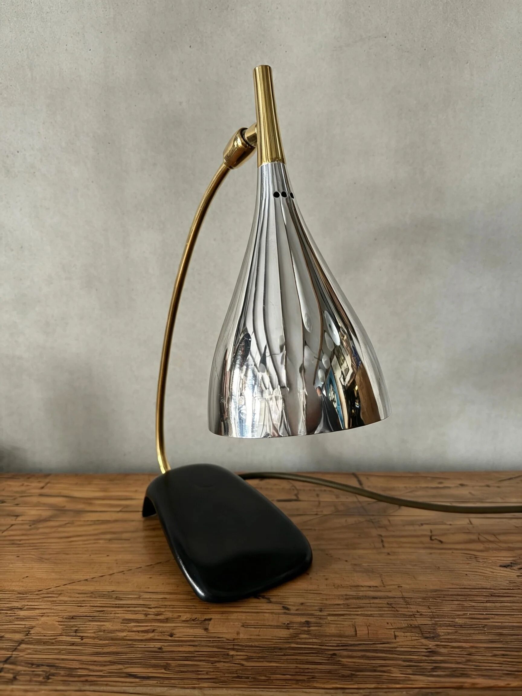 1950s Bauhaus table lamp by Gebrüder Cosack Germany
