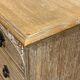 English commode in cerused oak from the 1950s.