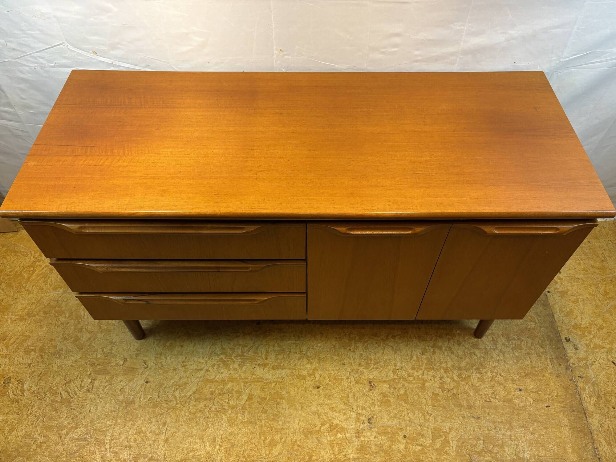 Mid Century Retro Vintage J.S. Sakol Teak Sideboard – 1960s–1970s  Scandina
