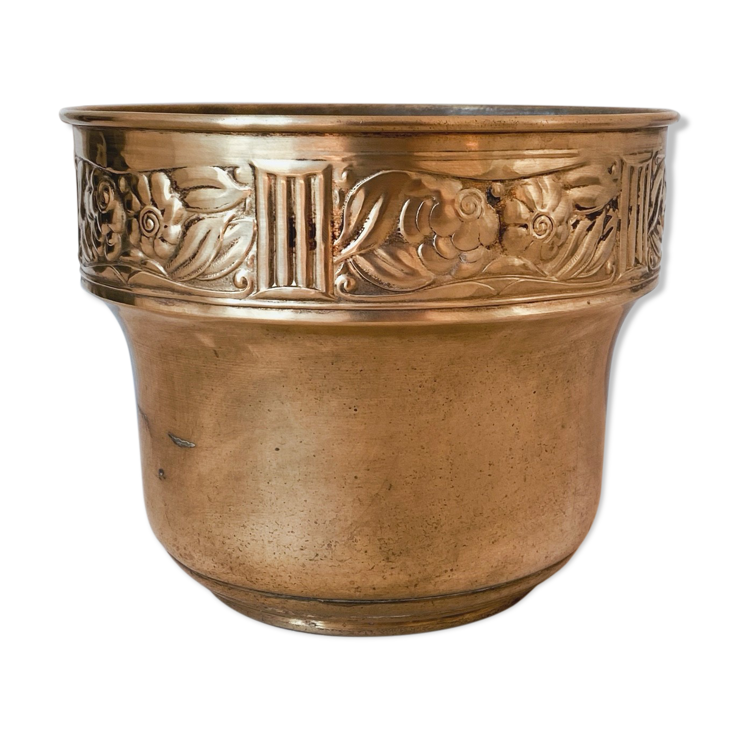 Golden brass pot cover