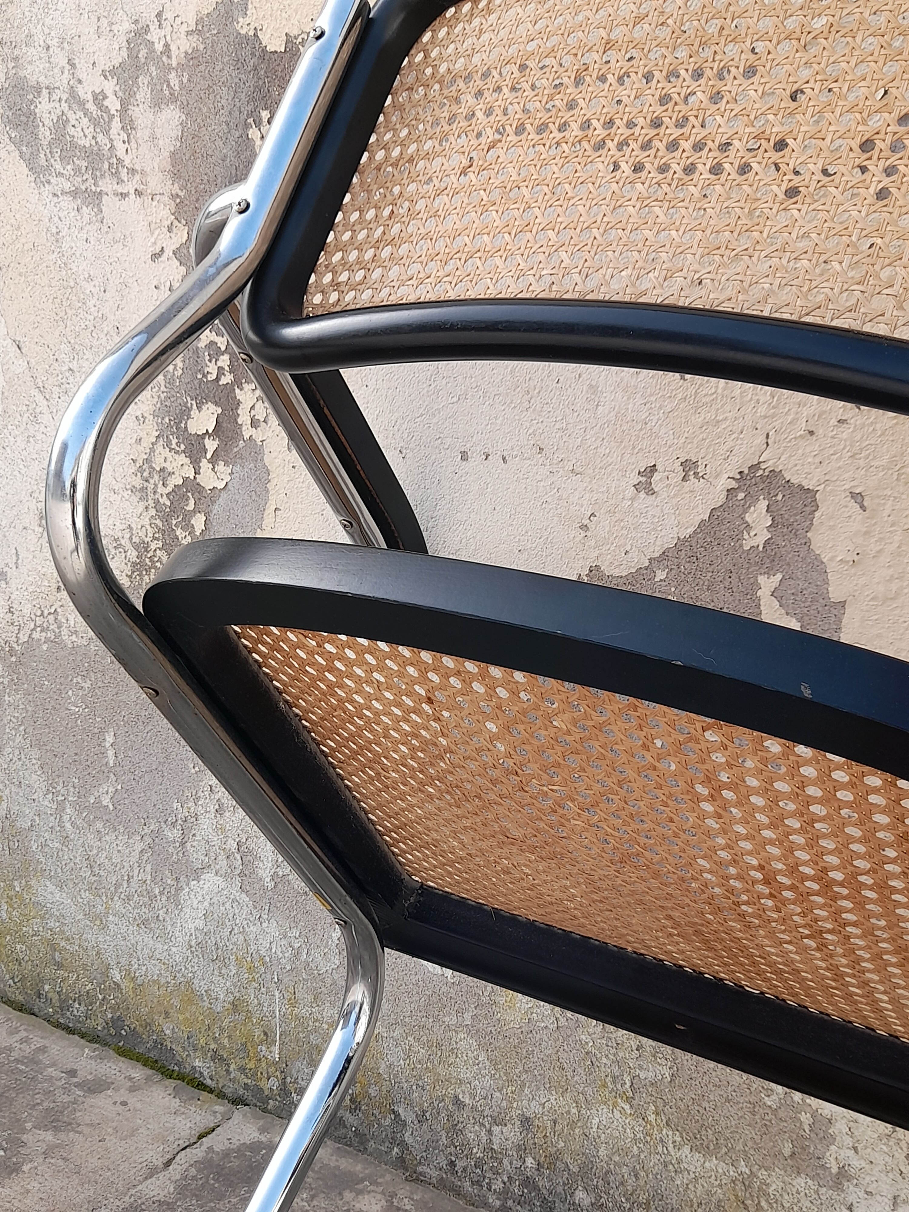 Paire de fauteuils B64 Cesca de Marcel Breuer