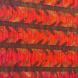 Tapis scandinave vintage des années 70 tissé à la main