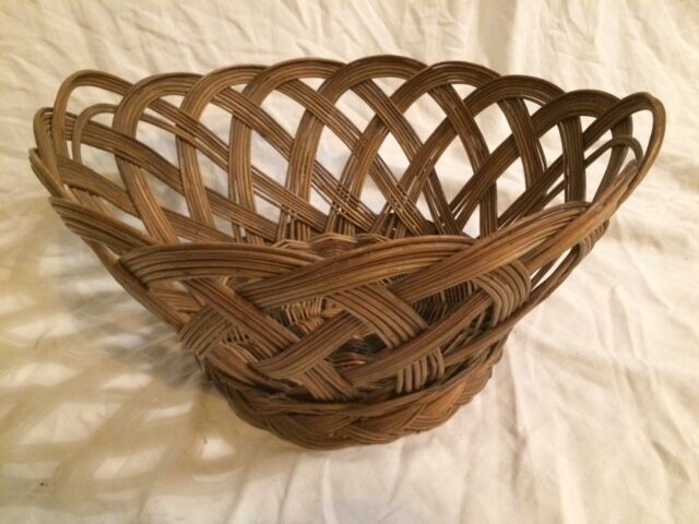 Vintage wicker basket