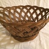 Vintage wicker basket