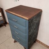 Vintage compass feet chiffonier