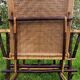 Chaise longue en rotin 60'