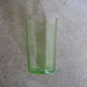 Verre facetté vintage en ouraline