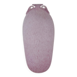 Glass vase, Murano glass, Italian design, 1970s, made in Italy