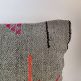Coussin berbère gris ethnique
