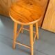 High wooden stool