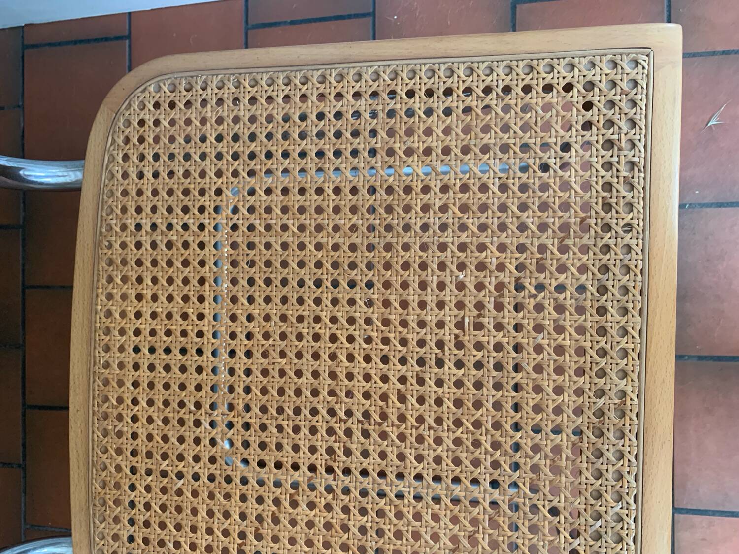 Pairs of Cesca B64 armchairs with armrests by Marcel Breuer