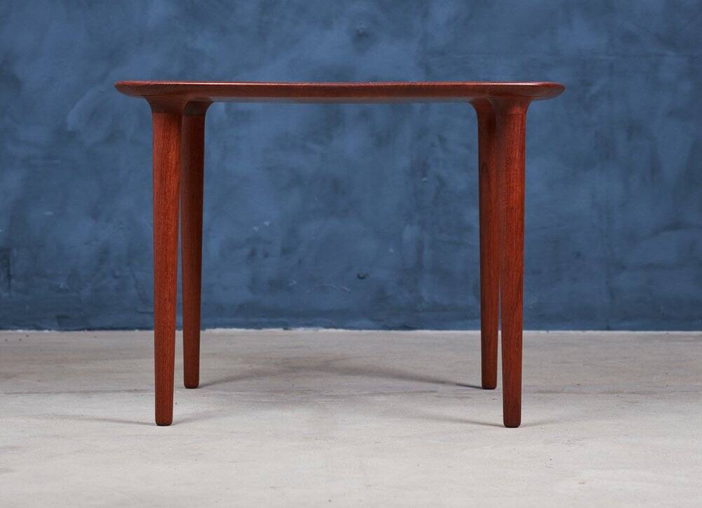 Mid-Century Danish Solid Teak Side Table, 1960s