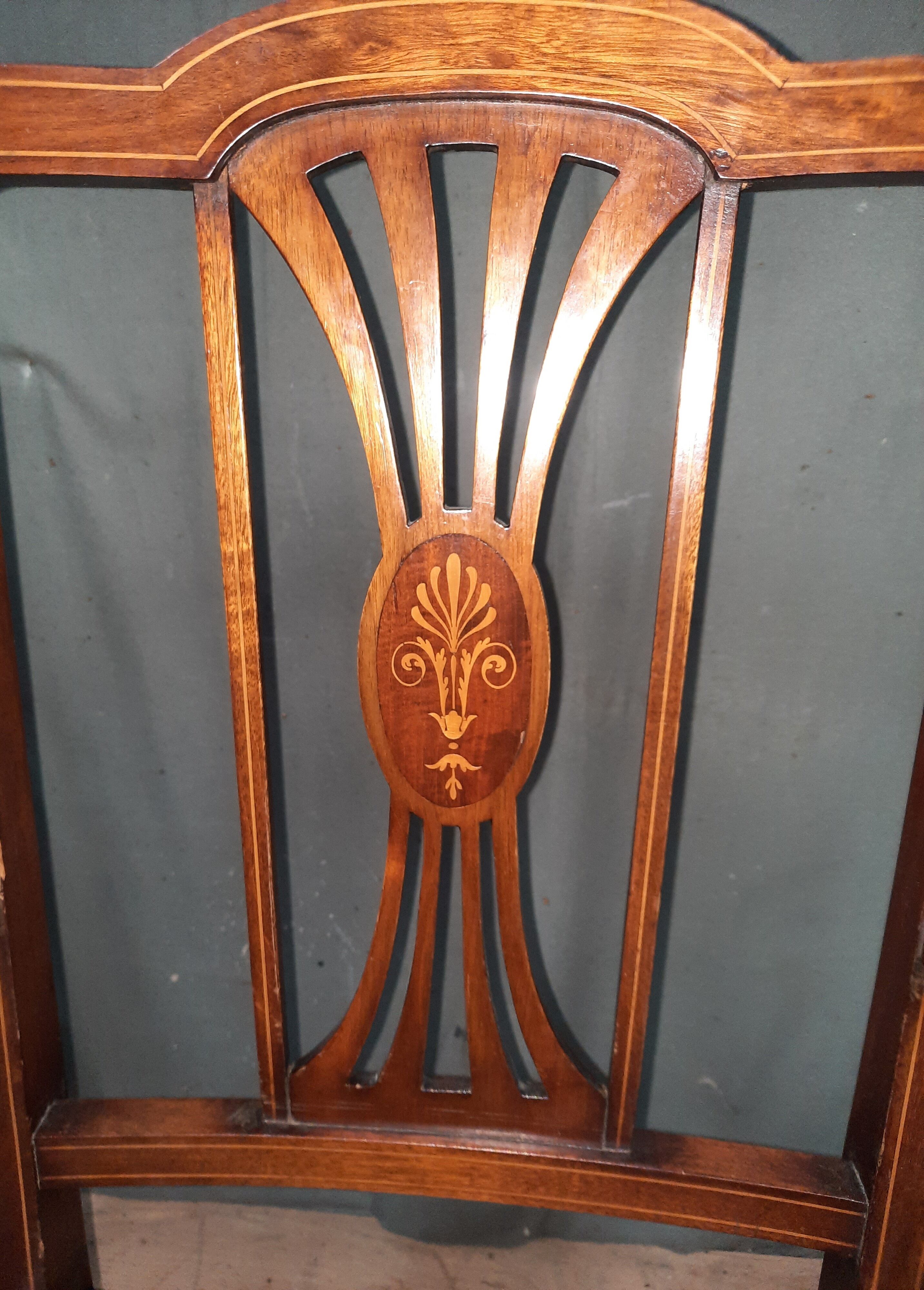 Pair of English armchairs