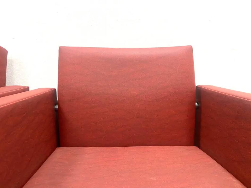 Pair of Retro Industrial Armchairs, 1970s, Czechoslovakia